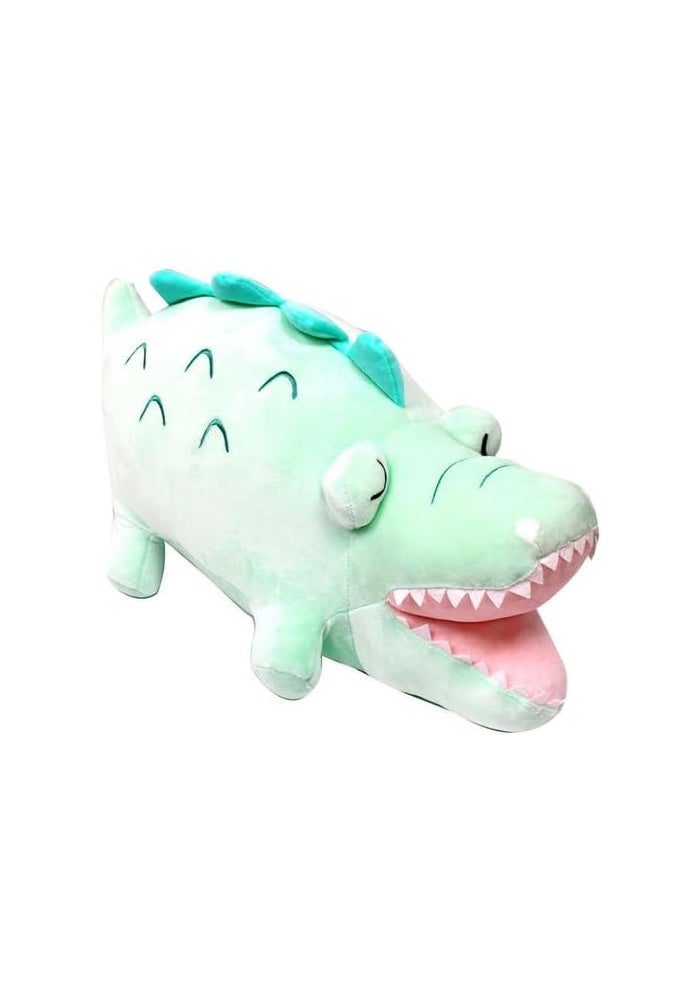 Daiso وسادة عناق DAISO Eng - تمساح ديناصور أخضر - Image 1